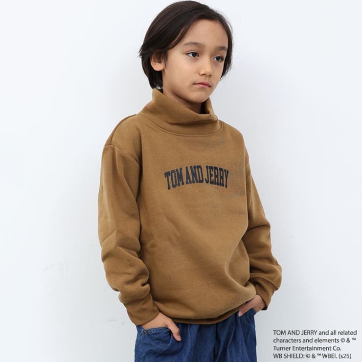 TOM&JERRY ハイネック裏起毛トレーナー トムジェリ | NEXT WALL | 詳細画像6 