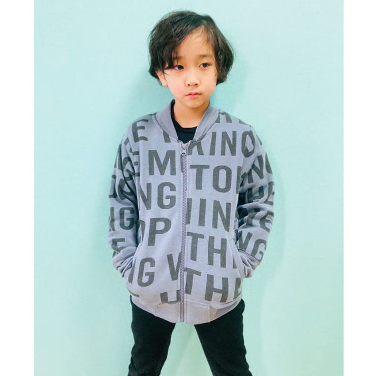 キッズ子供服スタジャンブルゾン女の子ガールズ男の子ボーイズジャケットジャンパージップアップ羽織りハオリジュニア110cm120cm130cm140cm150cm160cm「248-55」