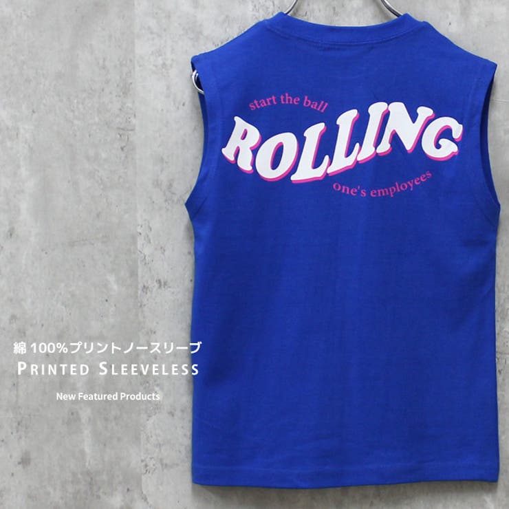 ノースリーブTシャツ プリントタンクトップ キッズ | NEXT WALL | 詳細画像1 
