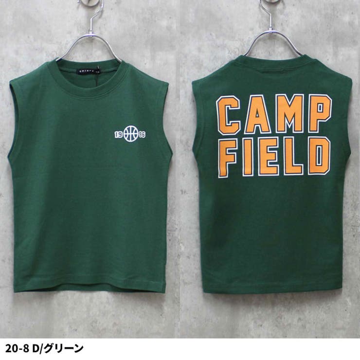 キッズノースリーブTシャツ子供服男の子女の子ボーイズガールズバックプリントクルーネックロゴジュニアロックカジュアルストリート韓国子供服110cm120cm130cm140cm150cm160cm「132-06.332-07」