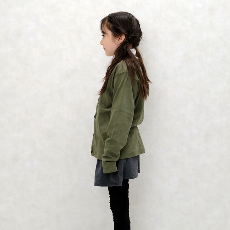 キッズカーディガンカーデ子供服羽織り重ね着無地シンプルジュニアカジュアル110cm120cm130cm140cm150cm160cm「542-104」