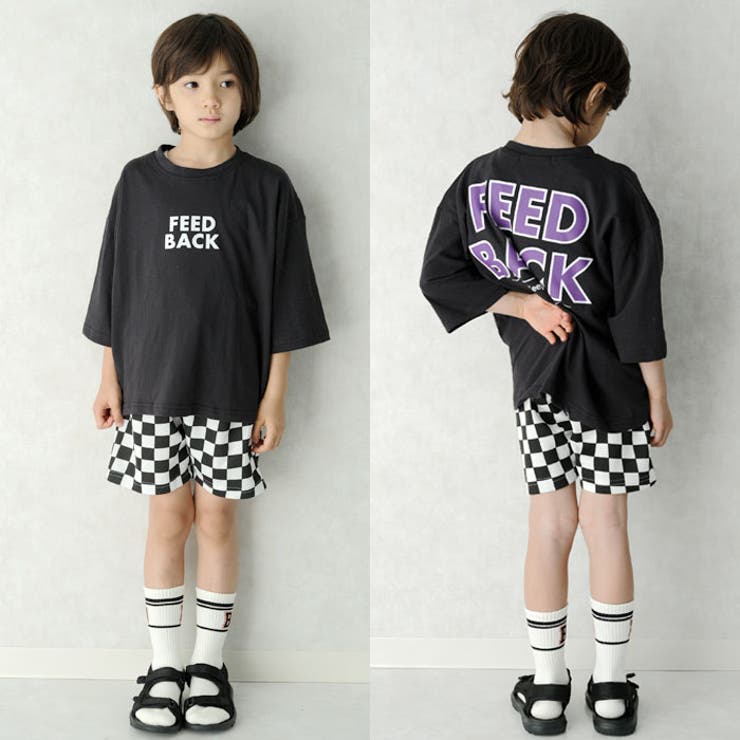 7分袖BIGtシャツ キッズ 七分袖Tシャツ[品番：MSSK1627657
