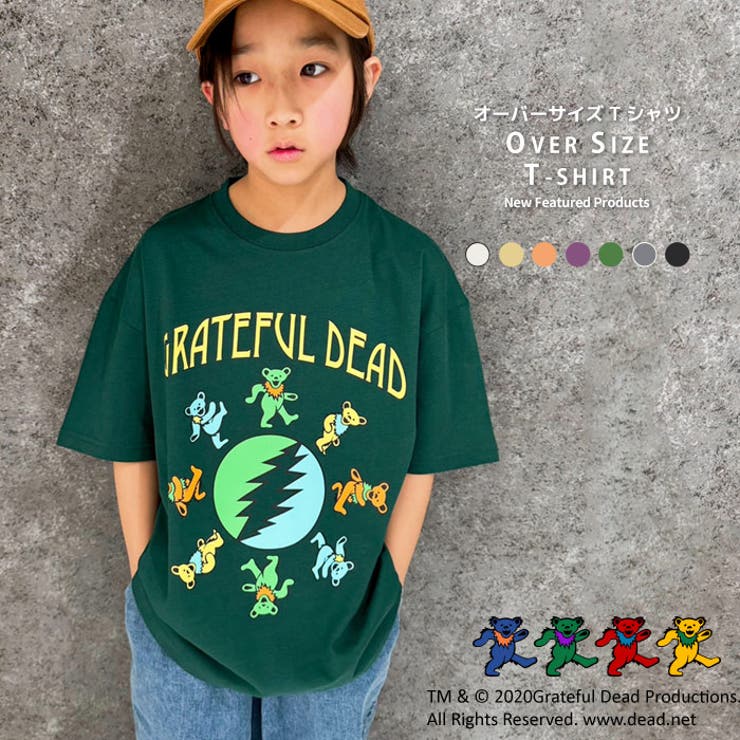GRATEFULDEAD オーバーサイズTシャツ キッズ[品番：MSSK1628175