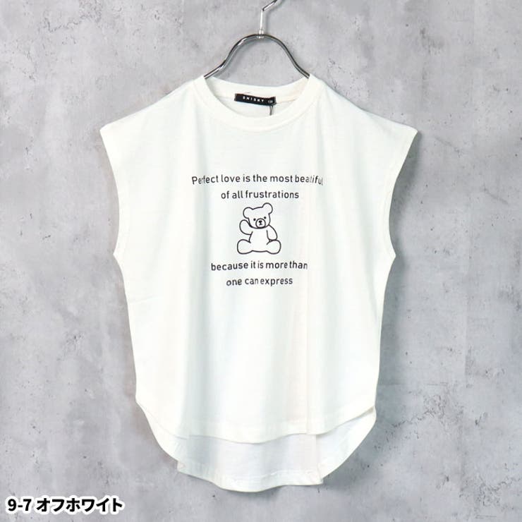 キッズノースリーブTシャツ子供服フレンチスリーブ男の子女の子ビッグシルエットBIGビックプリントタンクトップジュニア夏服夏物韓国子供服110cm120cm130cm140cm150cm160cm「522-112.113」