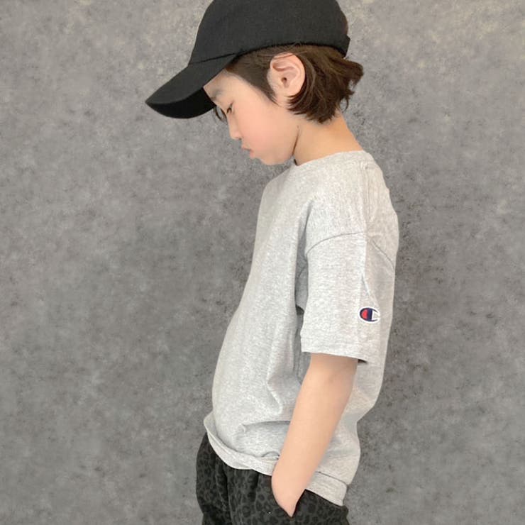 キッズTシャツ子供服チャンピオンChampion半袖男の子女の子ボーイズガールズクルーネックワンポイントロゴジュニア韓国子供服130cm140cm150cm160cm170cm「15050TY」