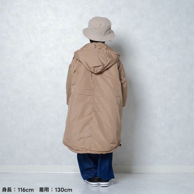 キッズアウタージャケット子供服羽織り中綿アウトドアキャンプ撥水性UVケア無地ジュニアカジュアル110cm120cm130cm140cm150cm160cm「942-104」