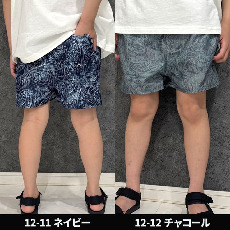 キッズ水着海パンスイムウェア子供服無地総柄ロゴワンポイントネブサーフNEVジュニアカジュアルスポーティーストリート110cm120cm130cm140cm150cm160cm「N23-01」