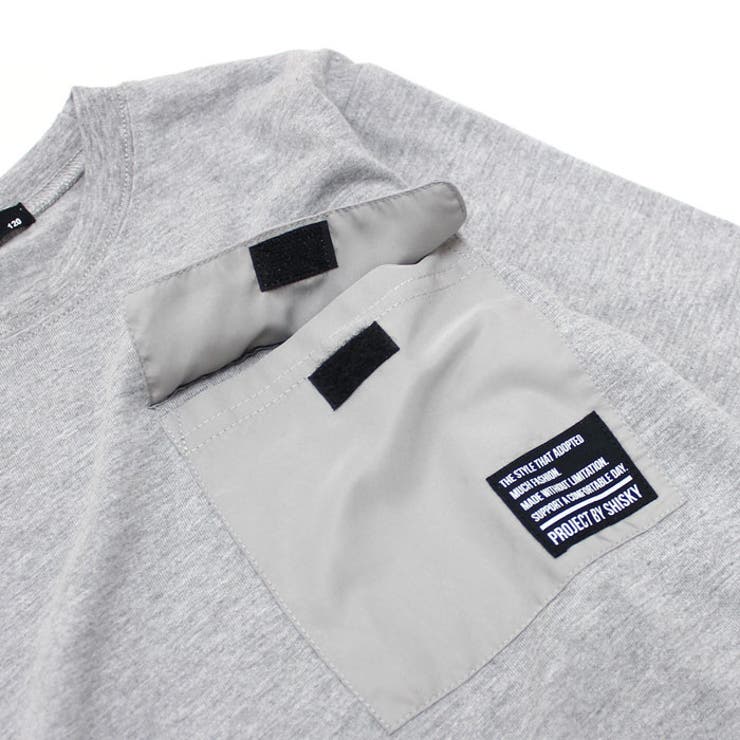 ポケット付きオーバーTシャツ ロンT キッズ | NEXT WALL | 詳細画像19 