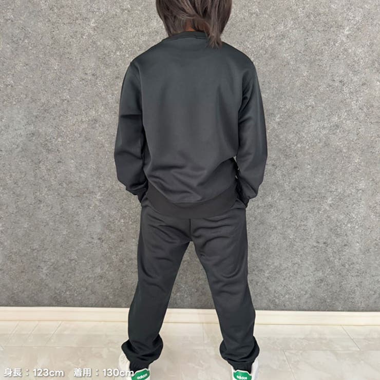 セットアップトレーナーキッズセットアップ上下セット子供服男の子女の子無地スウェットジャージボンディング長袖長ズボン部屋着ルームウェア秋物秋服ジュニアカジュアル110cm120cm130cm140cm150cm160cm「444-00」