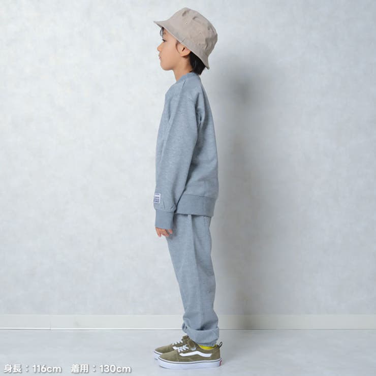 セットアップトレーナーキッズセットアップ上下セット子供服男の子女の子無地スウェットジャージボンディング長袖長ズボン部屋着ルームウェア秋物秋服ジュニアカジュアル110cm120cm130cm140cm150cm160cm「444-00」