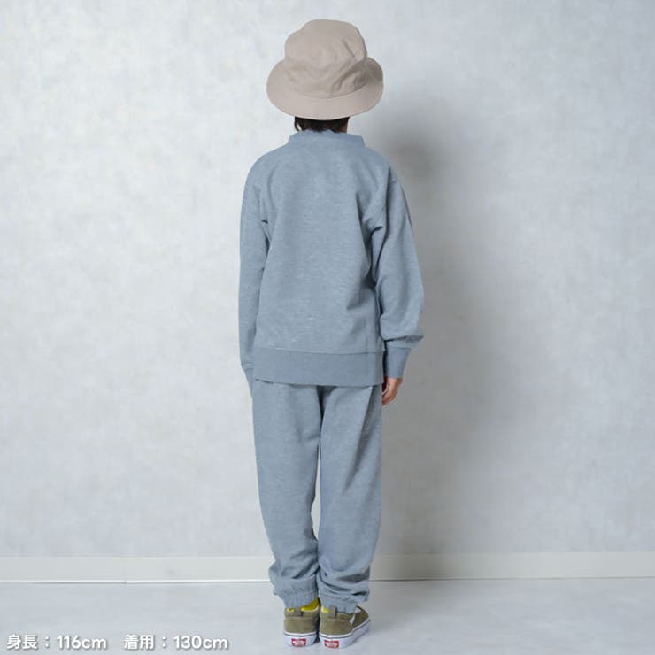 セットアップトレーナーキッズセットアップ上下セット子供服男の子女の子無地スウェットジャージボンディング長袖長ズボン部屋着ルームウェア秋物秋服ジュニアカジュアル110cm120cm130cm140cm150cm160cm「444-00」