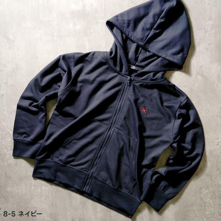 【送料無料】POLOCHAMPSポロチャンプスジップパーカーキッズフーディスウェット長袖羽織り子供服男の子女の子ロゴ刺繍ワンポイント裏毛ジュニア110cm120cm130cm140cm150cm160cm「PL44-05」