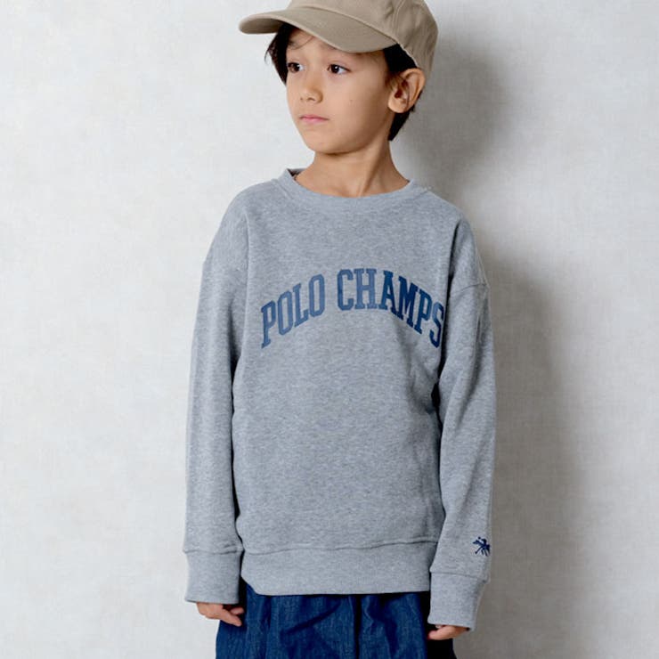 POLOCHAMPS オーバーサイズ裏起毛トレーナー キッズ | NEXT WALL | 詳細画像4 