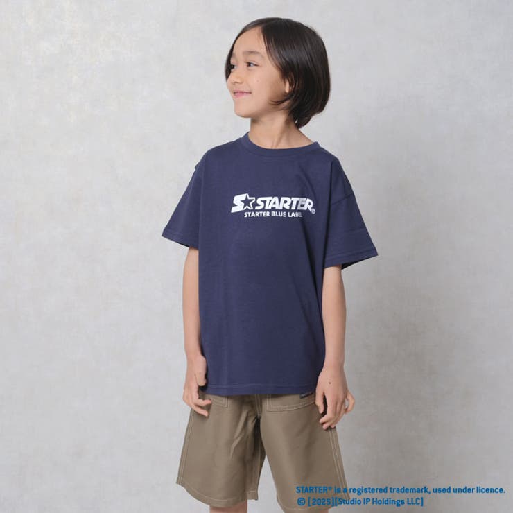 【送料無料】STARTERBEARプリントTシャツキッズ子供服男の子女の子スターター半袖Tシャツティーシャツ綿100%ブランドジュニア夏物夏服韓国子供服110cm120cm130cm140cm150cm160cm「STA25-00」