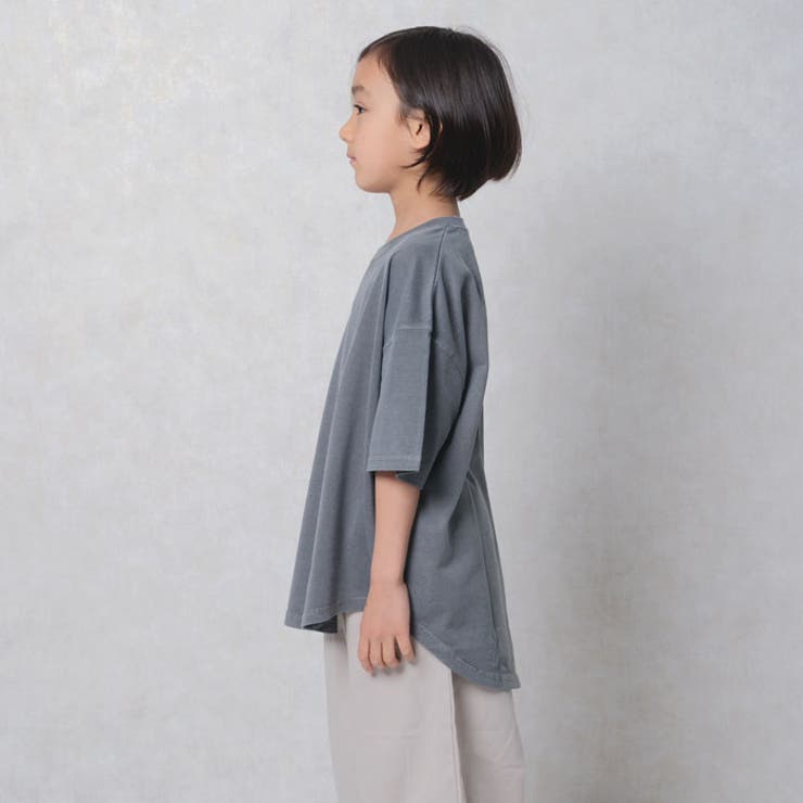 ピグメント染めオーバーサイズTシャツ キッズ 子供服 | NEXT WALL | 詳細画像10 