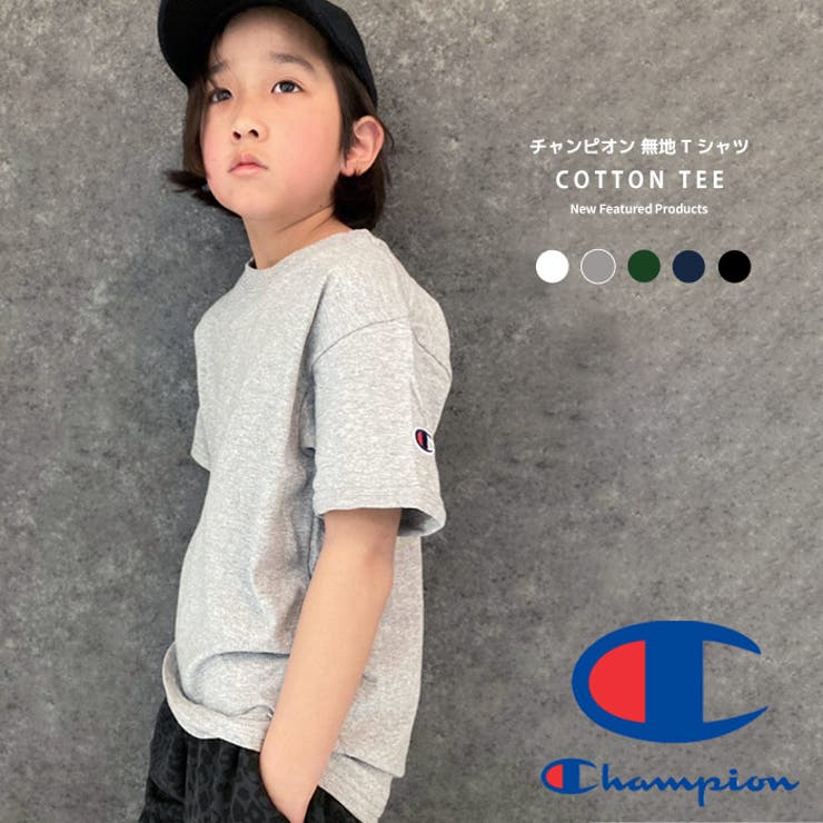 Champion オーバーサイズ ワンポイントTシャツ[品番