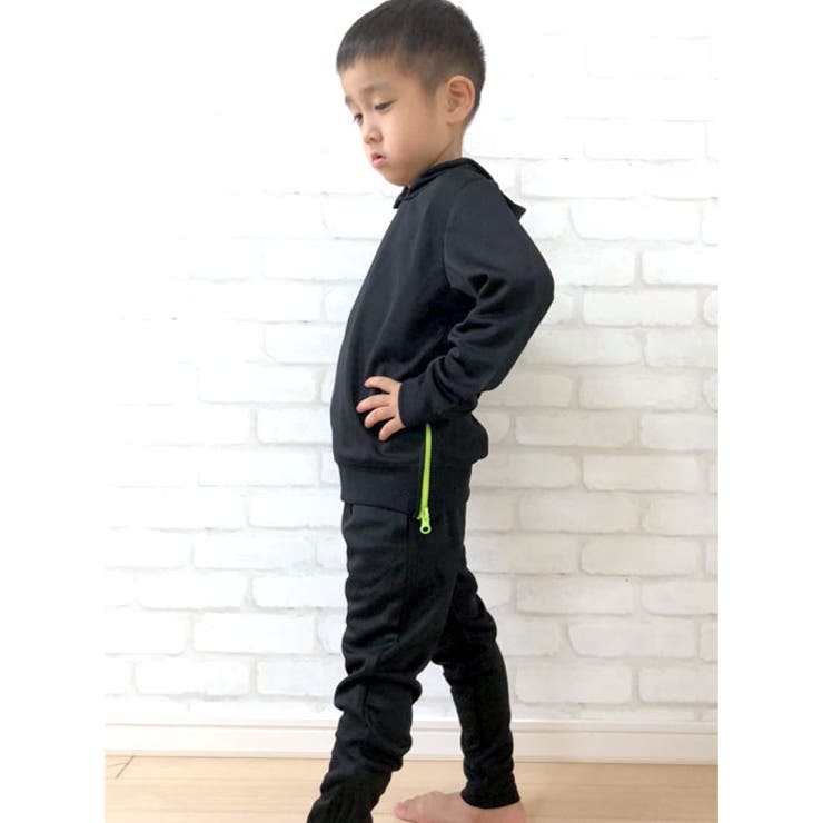 キッズ子供服セットアップ上下セットジャージジップZIP男の子女の子ボーイズガールズ無地ジュニアストリートロック韓国子供服110cm120cm130cm140cm150cm160cm「140-11」