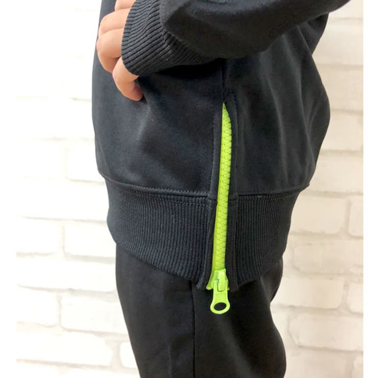 キッズ子供服セットアップ上下セットジャージジップZIP男の子女の子ボーイズガールズ無地ジュニアストリートロック韓国子供服110cm120cm130cm140cm150cm160cm「140-11」