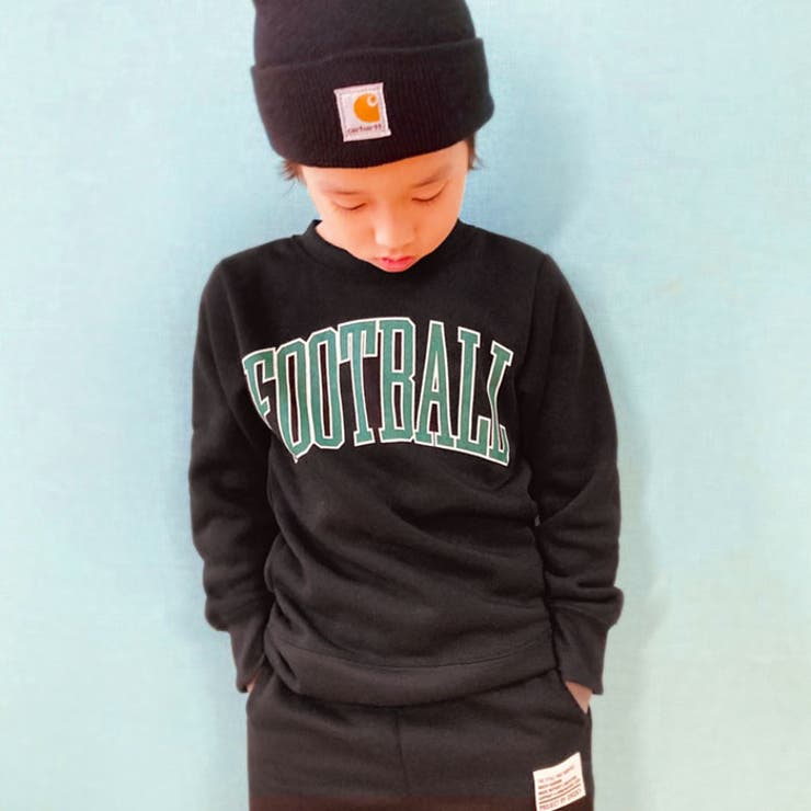 【ZI-ON】キッズトレーナースウェット子供服長袖クルーネック裏起毛プリントロゴジュニアカジュアル110cm120cm130cm140cm150cm160cm「542-121」