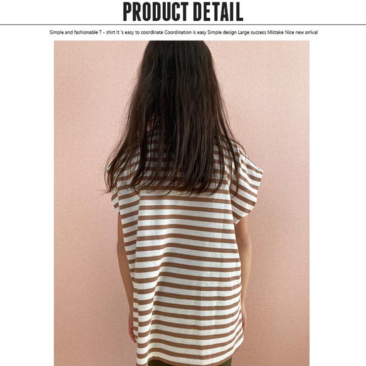 キッズTシャツ子供服ノースリーブビッグ女の子ガールズボーダードットクルーネックジュニア韓国子供服110cm120cm130cm140cm150cm160cm「221-07.08」