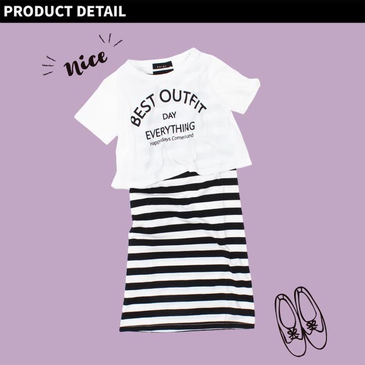 キッズ子供服マキシ丈ワンピースマキシワンピボーダーワンピースノースリーブワンピースアンサンブル半袖Tシャツ女の子プリントショート丈トップスティーシャツガールズジュニア子供服110cm120cm130cm140cm150cm160cm「229-04」