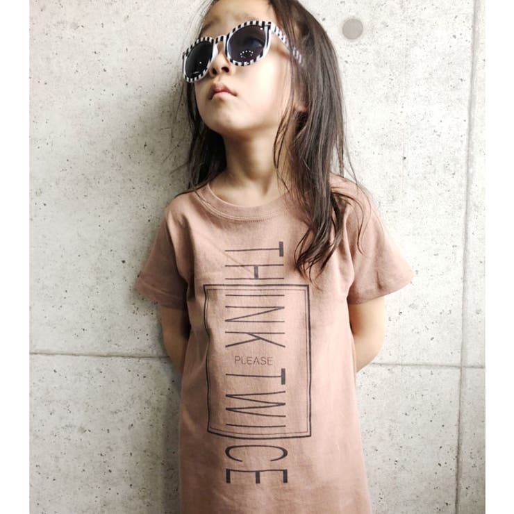 【ZI-ON×送料無料】キッズワンピース子供服半袖女の子ガールズマキシプリントロゴジュニア韓国子供服110cm120cm130cm140cm150cm160cm「520-07」