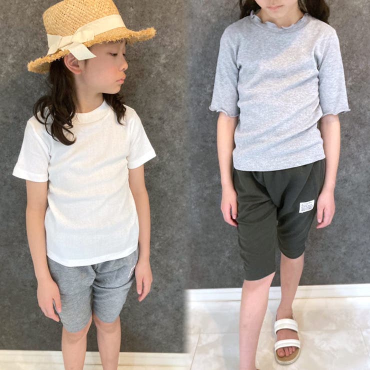 【送料無料】キッズパンツハーフパンツ子供服半ズボンサルエルパンツ6分丈無地スウェットパンツカジュアルパンツジュニアルームウェア部屋着カジュアルスポーティーストリート110cm120cm130cm140cm150cm160cm「523-00」