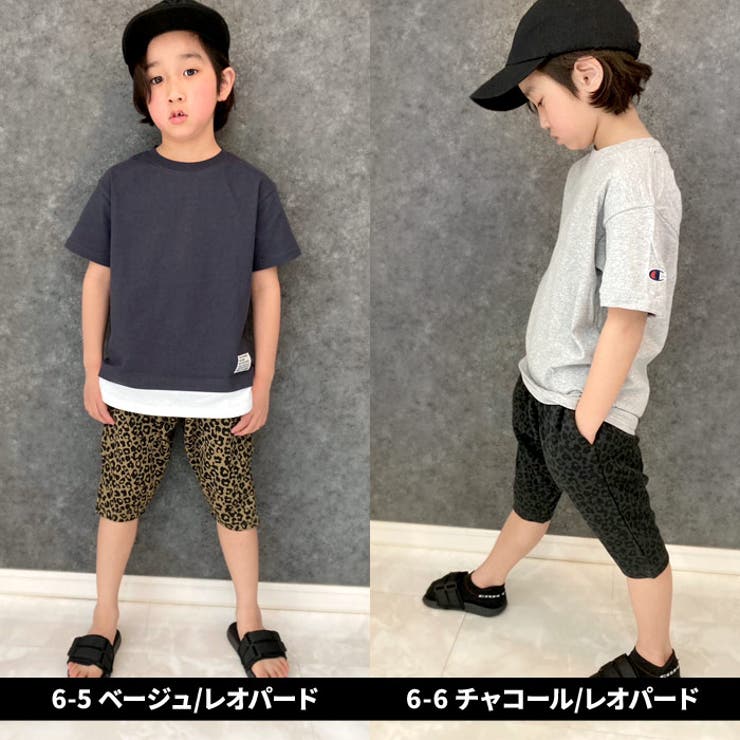 【送料無料】キッズパンツハーフパンツ子供服半ズボンサルエルパンツ6分丈総柄ペイズリーチェックヒョウ柄スウェットパンツカジュアルパンツジュニアルームウェア部屋着カジュアルスポーティーストリート110cm120cm130cm140cm150cm160cm「523-02」
