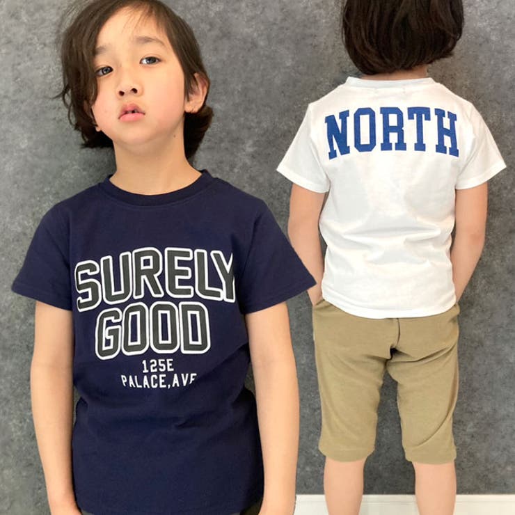 キッズTシャツ子供服半袖プリントロゴバックプリントジュニアカジュアルスポーティーストリート110cm120cm130cm140cm150cm160cm「523-103」