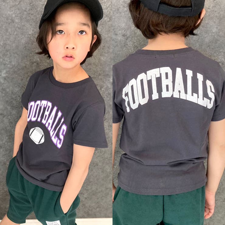 キッズTシャツ子供服半袖プリントロゴバックプリントジュニアカジュアルスポーティーストリート110cm120cm130cm140cm150cm160cm「523-103」