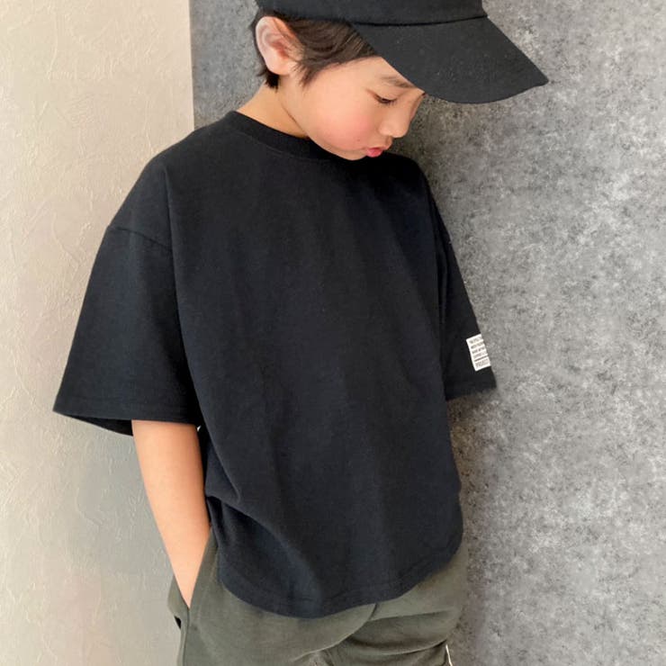 【送料無料】キッズTシャツ子供服半袖無地ワンポイントビッグシルエットBIGシンプルジュニアカジュアルスポーティーストリート110cm120cm130cm140cm150cm160cm「523-113」