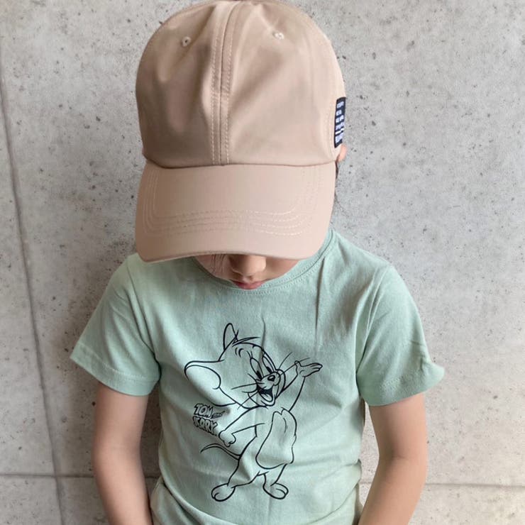 【送料無料】キッズキャップ帽子子供服ベースボールキャップ無地ワッペンワンポイントジュニアカジュアルスポーティーシンプルストリート52cm54cm56cm「923-03」