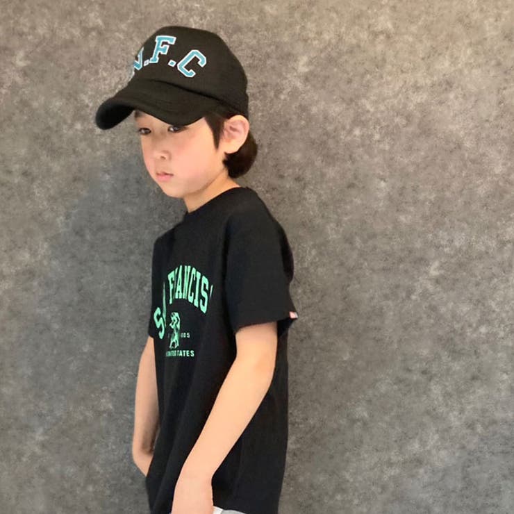 【送料無料】キッズキャップ帽子子供服ベースボールキャップメッシュキャップロゴワンポイントプリントジュニアカジュアルスポーティーシンプルストリート52cm54cm56cm「923-05」