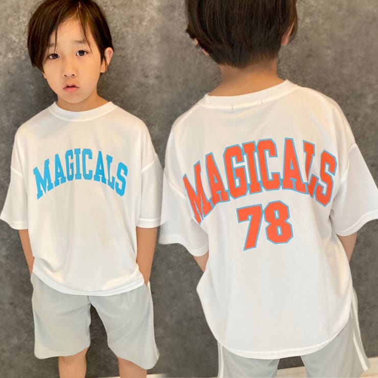【送料無料】キッズTシャツ子供服半袖接触冷感ドライメッシュプリントロゴバックプリントビッグシルエットBIGゆったりサイズジュニアカジュアルスポーティーストリート110cm120cm130cm140cm150cm160cm「533-102」