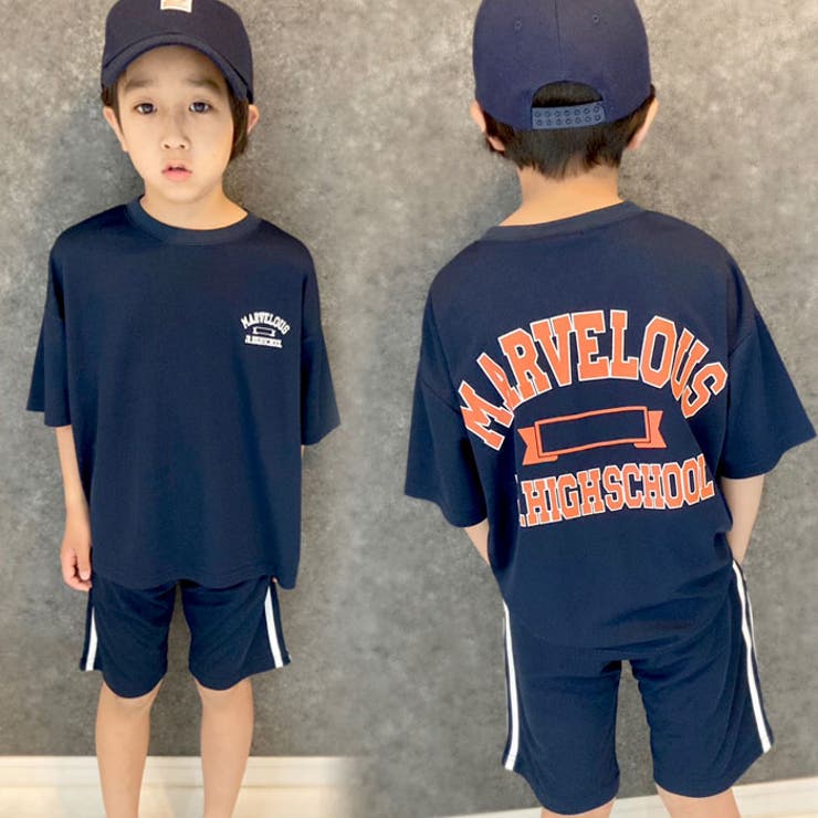 【送料無料】キッズTシャツ子供服半袖接触冷感ドライメッシュプリントロゴバックプリントビッグシルエットBIGゆったりサイズジュニアカジュアルスポーティーストリート110cm120cm130cm140cm150cm160cm「533-102」