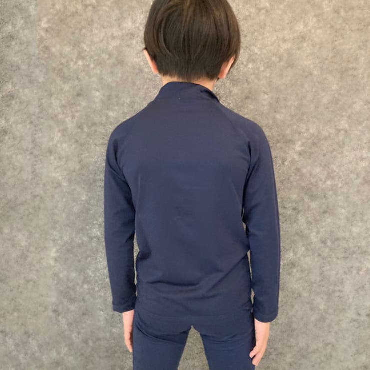 キッズラッシュガード水着子供服長袖ZIPジップアップ無地水泳プール海水浴ジュニアカジュアルシンプルスポーツ学校体操体育110cm120cm130cm140cm150cm160cm「DV-0033」