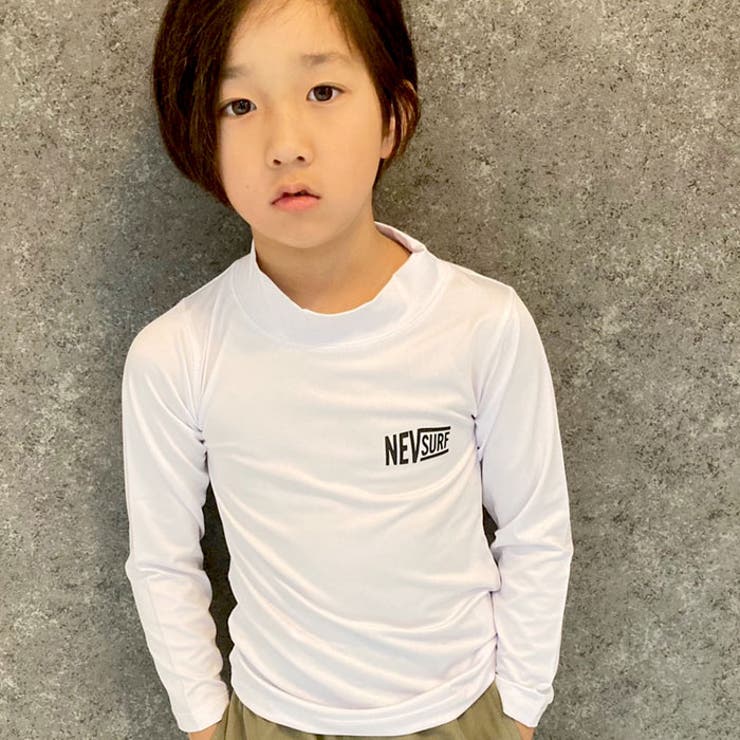 【送料無料】キッズラッシュガード水着子供服長袖プリントロゴバックプリントネブサーフNEV海水浴水泳マリンスポーツプールリゾートジュニアカジュアルストリートスポーティー110cm120cm130cm140cm150cm160cm「N33-01」