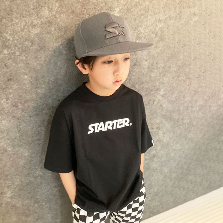 【送料無料】キッズTシャツ子供服半袖USコットン綿プリントロゴバックプリントビッグサイズビッグシルエットBIGSTARTERスタータージュニアカジュアルスポーティーストリートセレブリティ110cm120cm130cm140cm150cm160cm「STA23-09」