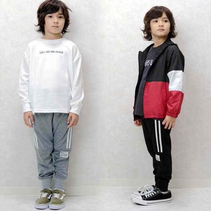 キッズボンディング子供服男の子女の子スウェットパンツ2本ライン長ズボンテックパンツジャージスポーツトラックパンツジョガーパンツボーイズガールズ韓国子供服110cm120cm130cm140cm150cm160cm「543-01」