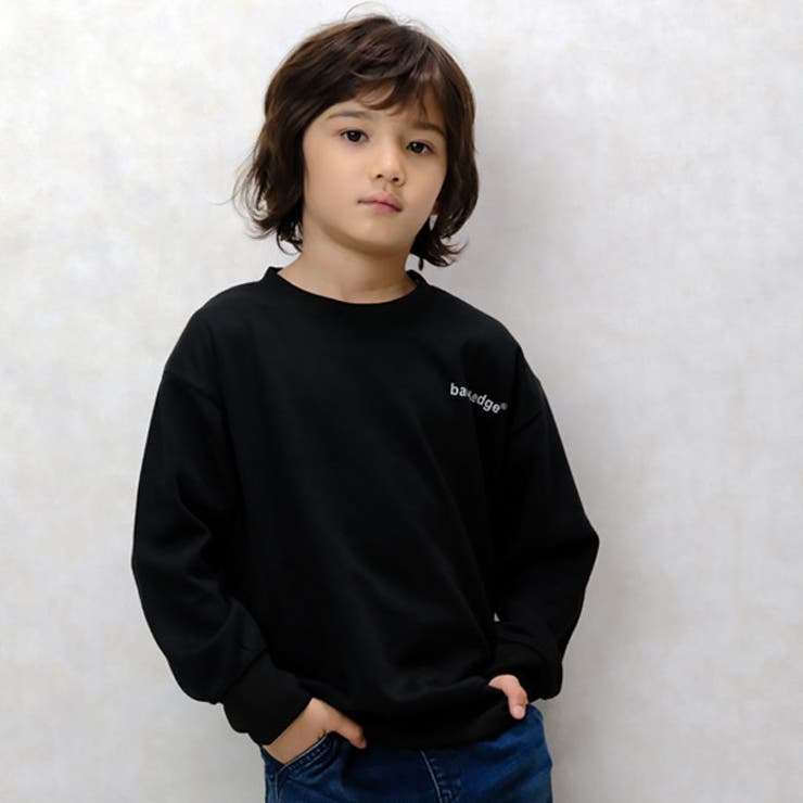 キッズトレーナーボンディング子供服男の子女の子長袖プリントバックプリントロゴビッグシルエットBIGジュニアカジュアルアメカジストリート110cm120cm130cm140cm150cm160cm「543-106」