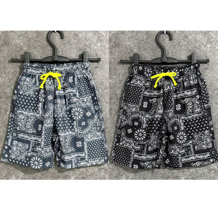 【送料無料】キッズパンツハーフパンツネオンカラー子供服スウェットパンツスエットパンツジャージ半ズボン無地総柄ペイズリー豹柄レオパードボンディング部屋着ルームウェア110cm120cm130cm140cm150cm160cm「524-02」