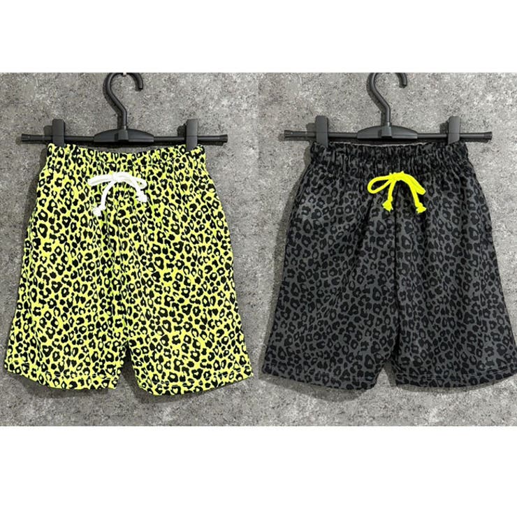 【送料無料】キッズパンツハーフパンツネオンカラー子供服スウェットパンツスエットパンツジャージ半ズボン無地総柄ペイズリー豹柄レオパードボンディング部屋着ルームウェア110cm120cm130cm140cm150cm160cm「524-02」