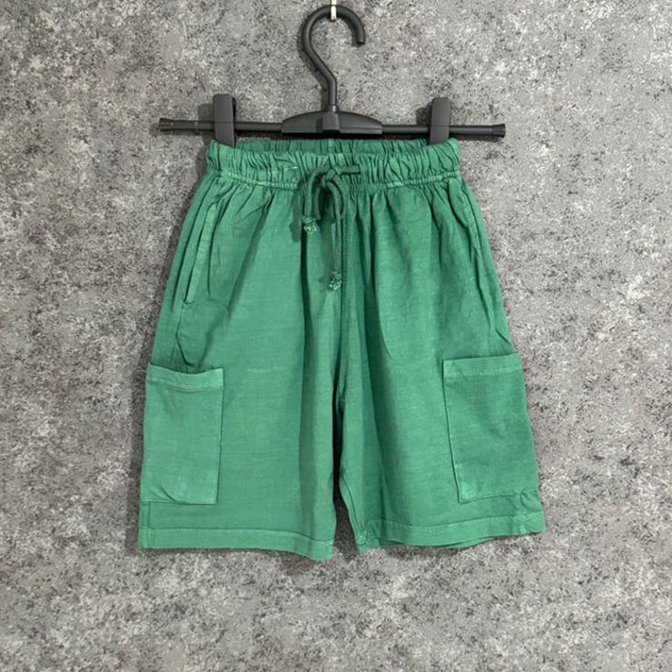 【送料無料】キッズパンツハーフパンツカーゴパンツカーゴハーフパンツ子供服男の子女の子ピグメント半ズボン無地ボーイズガールズ部屋着ルームウェア110cm120cm130cm140cm150cm160cm「524-04」