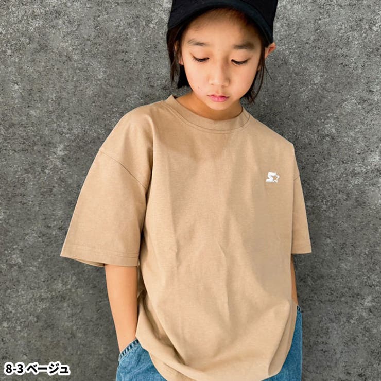 STARTER オーバーサイズTシャツ キッズ[品番:MSSK1628162 STARTER オーバーサイズTシャツ キッズ[品番:MSSK1628162