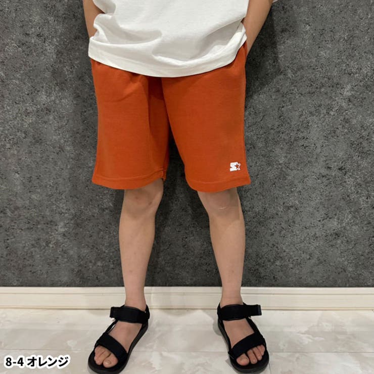 【送料無料】STARTERパンツスターターハーフパンツショートパンツ半ズボンキッズ子供服刺繍ワンポイント無地ブランドジュニアカジュアルストリート110cm120cm130cm140cm150cm160cm「STA24-03」