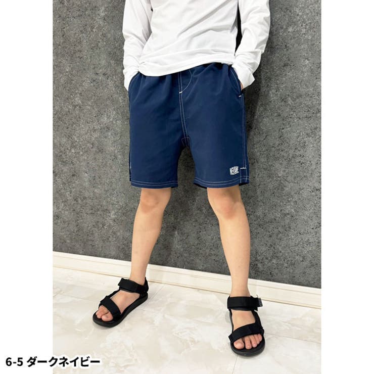 【送料無料】キッズ子供服水陸両用パンツハーフパンツショートパンツ半ズボン男の子女の子ワンポイントブランドジュニアネブサーフNEVスポーツアウトドア110cm120cm130cm140cm150cm160cm「N24-03」