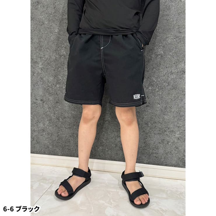 【送料無料】キッズ子供服水陸両用パンツハーフパンツショートパンツ半ズボン男の子女の子ワンポイントブランドジュニアネブサーフNEVスポーツアウトドア110cm120cm130cm140cm150cm160cm「N24-03」