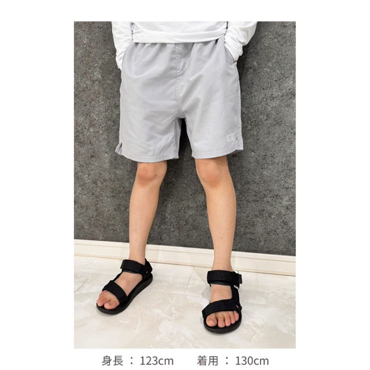 【送料無料】キッズ子供服水陸両用パンツハーフパンツショートパンツ半ズボン男の子女の子ワンポイントブランドジュニアネブサーフNEVスポーツアウトドア110cm120cm130cm140cm150cm160cm「N24-03」