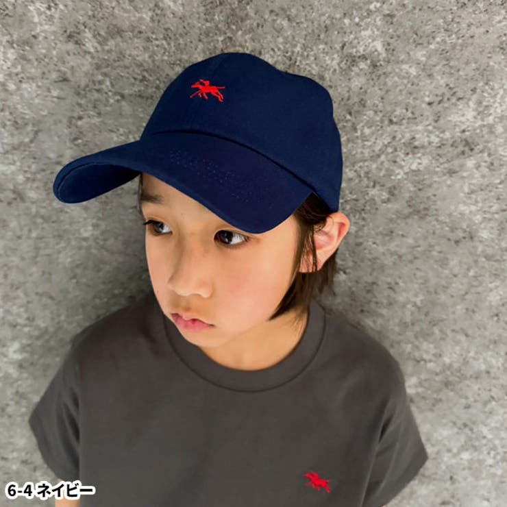 POLOCHAMPSポロポロチャンプスキャップキッズ帽子子供服子供用男の子女の子つば広ツイルキャップベースボール野球無地刺繍ワンポイントジュニアダンスブランド夏用夏服54cm56cm「PL24-00」