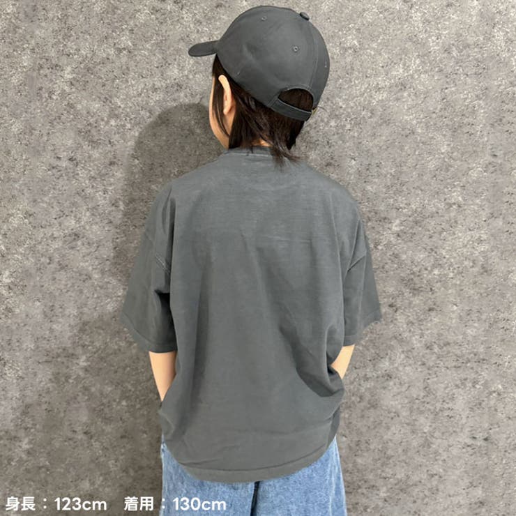 SHISKY ピグメントオーバーサイズTシャツ キッズ | NEXT WALL | 詳細画像4 